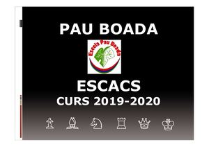 Pau Boada Alumnes Grup 2 Curs19 20