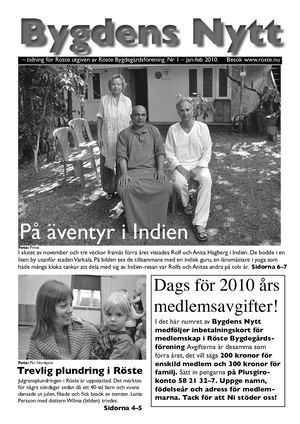 Bygdens Nytt nr 1 2010