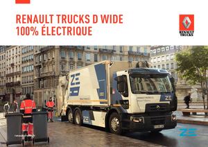 Leaflet Renault Trucks D Wide Z E France