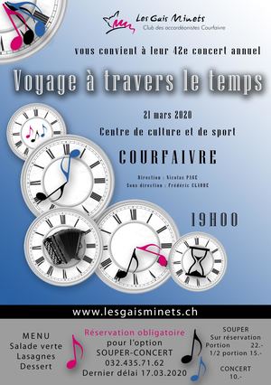 Voyage à travers le temps - 42e concert annuel