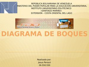 Diagrama De Bloques Proyecto De Control