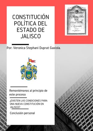 Constitución Política Del Estado De Jalisco