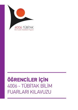 Ogrenciler Icin 4006 Tubitak Bilim Fuarlari Kilavuzu