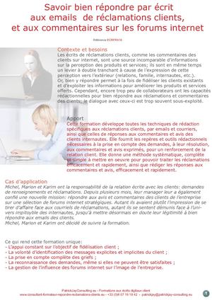 Formation Repondre Reclamations Clients Commentaires Internet Ecrfra16