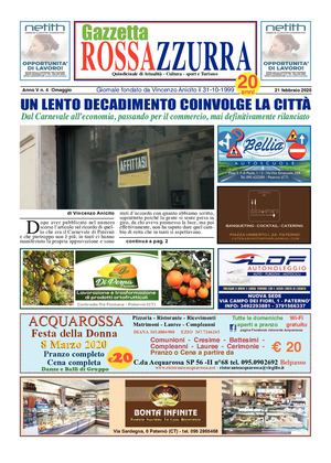 Gazzetta Rossazzurra Anno V N 4 Del 21 2 2020