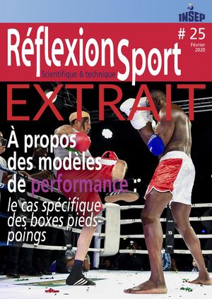 EXTRAIT 01 SDS_#25 Modèles De Performances Les Boxes Pieds Poings
