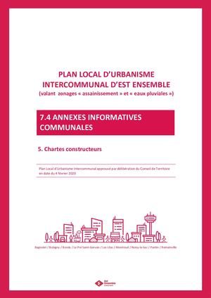 7.4.5 Chartes constructeurs