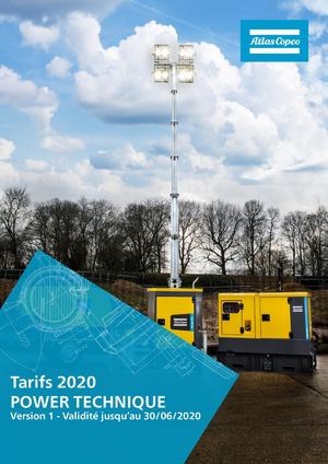 Atlas Copco Power Technique - Tarifs Distributeur 1