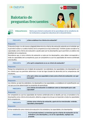 Balotario De Preguntas Frecuentes Cneb