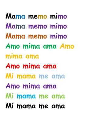 Mama Memo Mimo Mama Memo Mimo Mama Memo Mimo