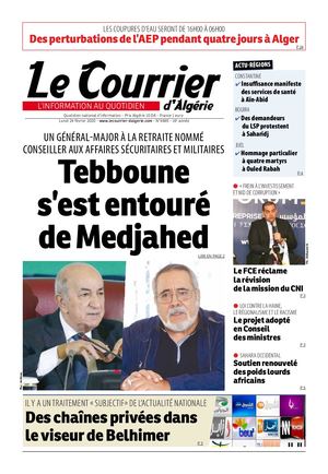 Le Courrier d'Algérie du lundi 24 février 2020