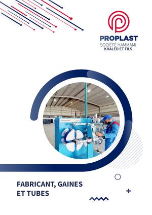 Catalogue Proplast gaines Annelés