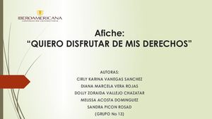 AFICHE "ENFOQUE DE DERECHOS"