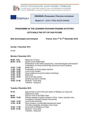 Programme France Final Version