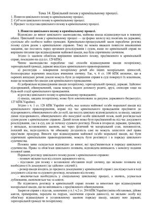 Тема 14 цив позов