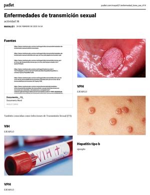 Enfermedades de Transmisión sexual