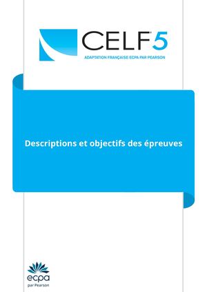 Brochure Celf 5