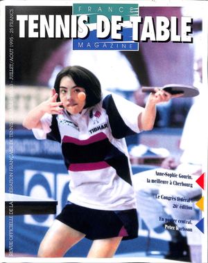 1995 07 08 633 FRANCE TENNIS DE TABLE MAGAZINE