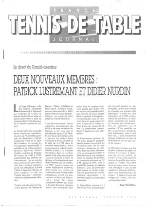 1996 02 645 FRANCE TENNIS DE TABLE
