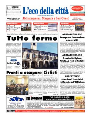 L'eco della città del 25 febbraio 2020