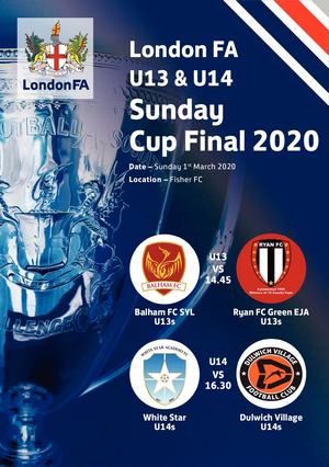 London FA U13 & U14 Sunday Cup Final