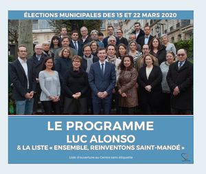 Programme Luc Alonso Et La Liste Ensemble Reinventons Saint Mande