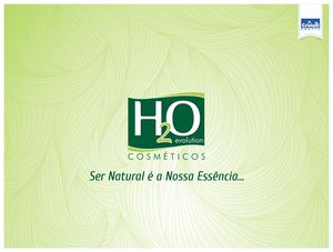 Linha Cosméticos - H2O Cosméticos