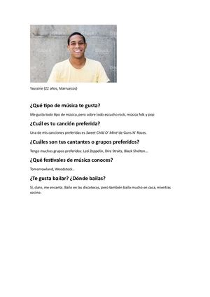 Entrevistas Musicales