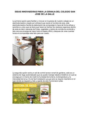 Granja Inteligente San Jose Ideas