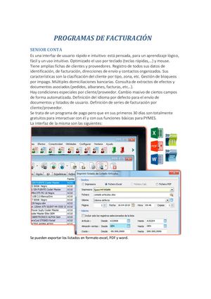 Programas De Facturación