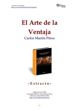 El Arte De La Ventaja
