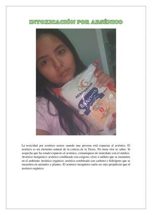Intoxicación Por Arsénico
