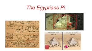 PI and the Egyptians