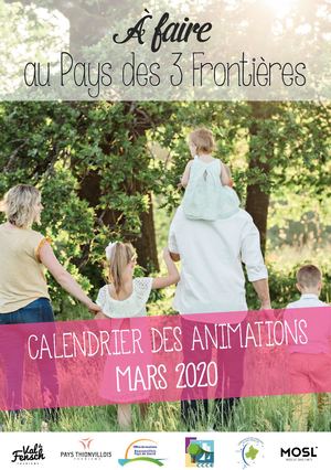 Agenda Mars 2020 Pays des 3 Frontières