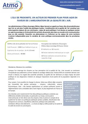 Lettre Ouverte Atmosud février 2020