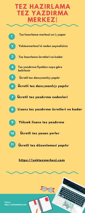 Tez Hazırlama Tez Yazdırma Merkezi̇