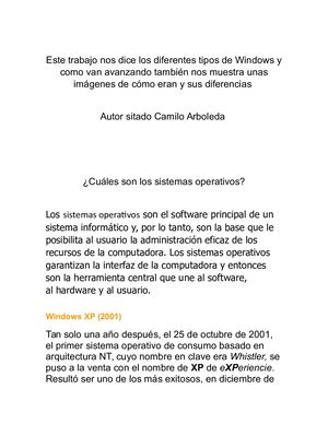 Cuales Son Los Sistemas Operativos 2