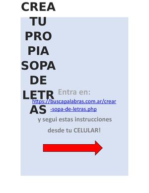 COMO CREAR UNA SOPA DE LETRAS