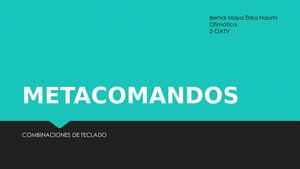 Metacomandos De Windows