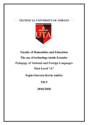 The use of technology inside Ecuador