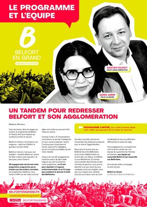 Programme Belfort en Grand