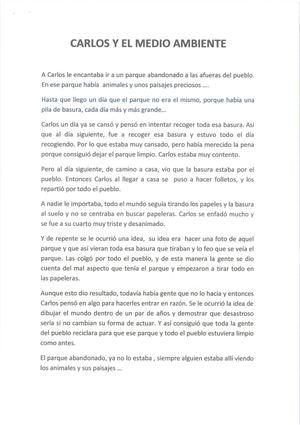 Carlos Y El Medio Ambiente