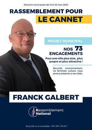 Programme Municipales 2020 de Franck Galbert pour Le Cannet