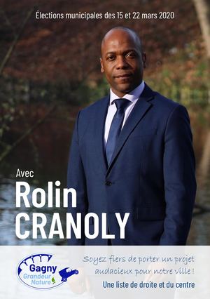 Programme de la liste Gagny Grandeur Nature  avec Rolin CRANOLY