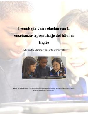 Tecnología y su relación con la enseñanza- aprendizaje del idioma Inglés