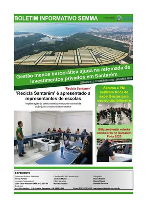 Boletim Informativo Semma Edição nº 0012/2020