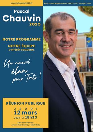 Programme MUNICIPALES 2020 TRETS - Pascal chauvin