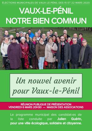 Un nouvel avenir pour Vaux-le-Pénil