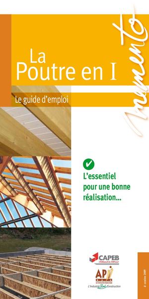 Poutre En I Le Guide D Emploi L Essentiel Pour Une Bonne Réalisation Dcembre 2009