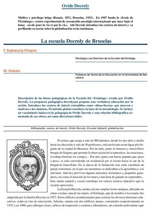 7 La Escuela Decroly